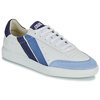 Scarpe Uomo Sneakers basse Caval LOW SLASH 50 SHADES OF BLUE Bianco / Blu
