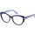 Orologi & Gioielli Donna Occhiali da sole Swarovski SK5477 Occhiali Vista, Blu, 53 mm Blu