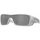 Orologi & Gioielli Uomo Occhiali da sole Oakley OO9101 BATWOLF Occhiali da sole, Argento/Nero, 27 mm Argento