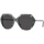 Orologi & Gioielli Donna Occhiali da sole Burberry BE4375 Occhiali da sole, Bianco / Nero/Grigio scuro, 55 mm Altri