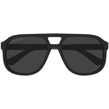 Gucci GG1188S Occhiali da sole, Nero/Grigio, 52 mm Nero