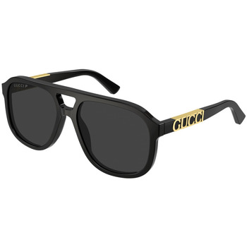 Gucci GG1188S Occhiali da sole, Nero/Grigio, 52 mm Nero