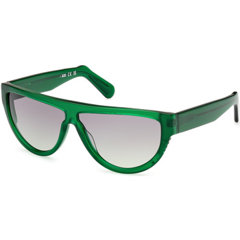 Orologi & Gioielli Occhiali da sole Gcds GD0025 Occhiali da sole, Verde/Verde, 60 mm Verde