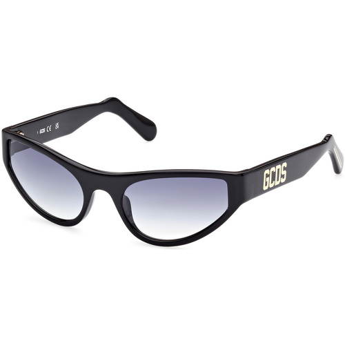 Orologi & Gioielli Occhiali da sole Gcds GD0024 Occhiali da sole, Nero lucido/Fumo, 55 mm Altri