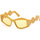 Orologi & Gioielli Occhiali da sole Gcds GD0023 Occhiali da sole, Giallo/Marrone, 54 mm Giallo