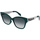 Orologi & Gioielli Donna Occhiali da sole McQ Alexander McQueen AM0353S Occhiali da sole, Verde/Grigio, 56 Verde