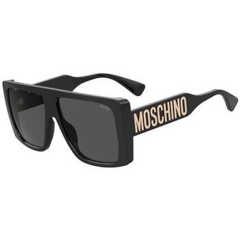 Orologi & Gioielli Donna Occhiali da sole Moschino MOS119/S Occhiali da sole, Nero/Grigio, 59 mm Nero
