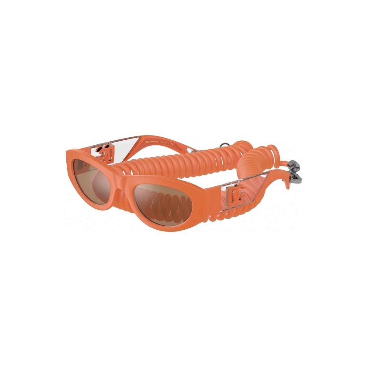 Orologi & Gioielli Uomo Occhiali da sole D&G DG6174 Occhiali da sole, Arancione/Arancione, 54 mm Altri