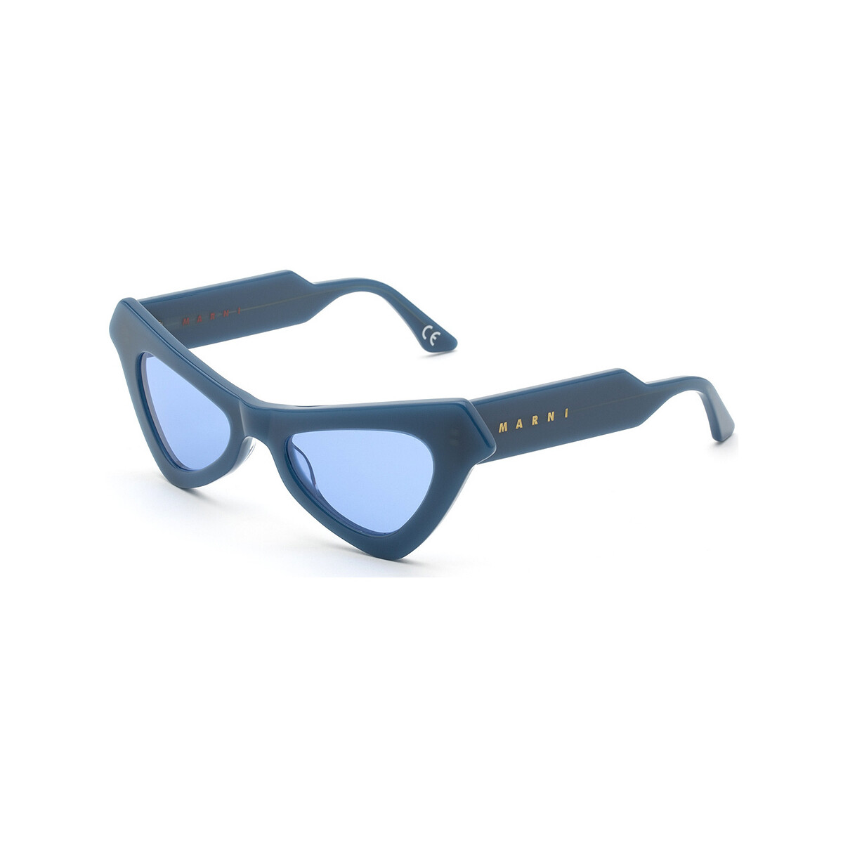Orologi & Gioielli Occhiali da sole Marni Fairy Pools Occhiali da sole, Blu/Blu, 50 mm Blu