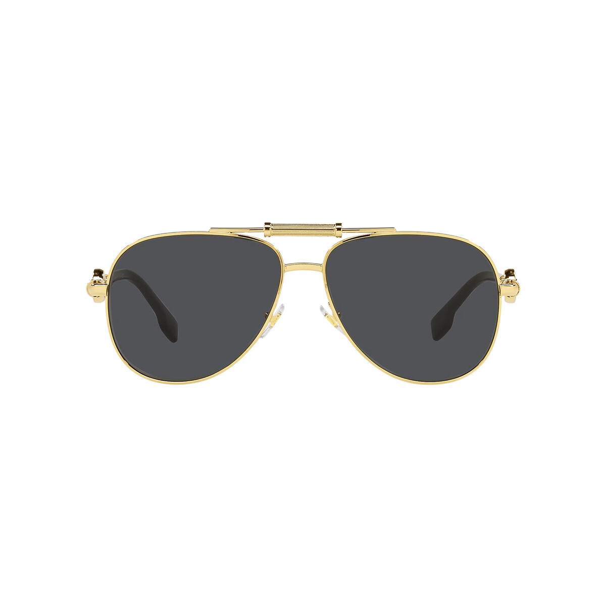 Orologi & Gioielli Occhiali da sole Versace VE2236 Occhiali da sole, Oro/Grigio scuro, 59 mm Oro