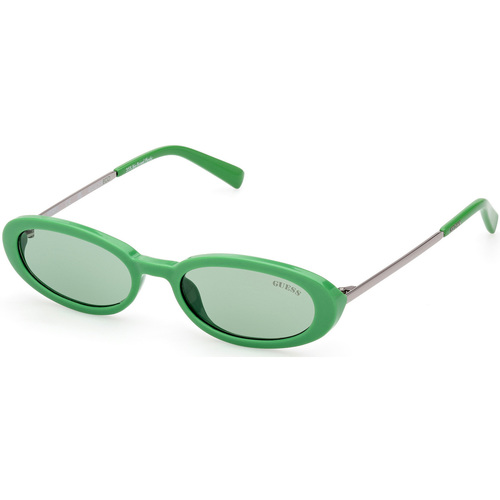 Orologi & Gioielli Occhiali da sole Guess GU8277 Occhiali da sole, Verde/Verde, 51 mm Verde