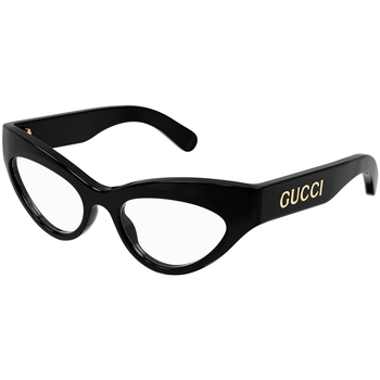 Orologi & Gioielli Donna Occhiali da sole Gucci GG1295O Occhiali Vista, Nero, 53 mm Nero