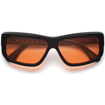 Orologi & Gioielli Occhiali da sole Marni Annapuma Circuit Occhiali da sole, Nero/Arancione, 62 mm Nero