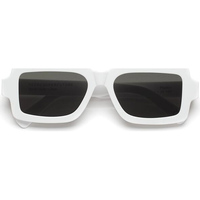 Orologi & Gioielli Occhiali da sole Retrosuperfuture ZPO Pilastro Occhiali da sole, Bianco/Grigio, 54 mm Bianco