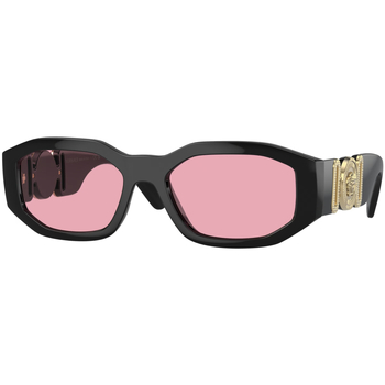 Orologi & Gioielli Occhiali da sole Versace VE4361 Occhiali da sole, Nero/Rosa, 53 mm Nero