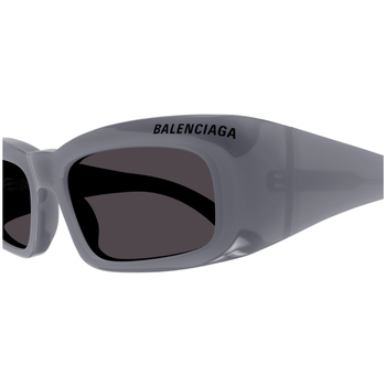 Balenciaga BB0266S Occhiali da sole, Grigio/Grigio, 57 mm Grigio