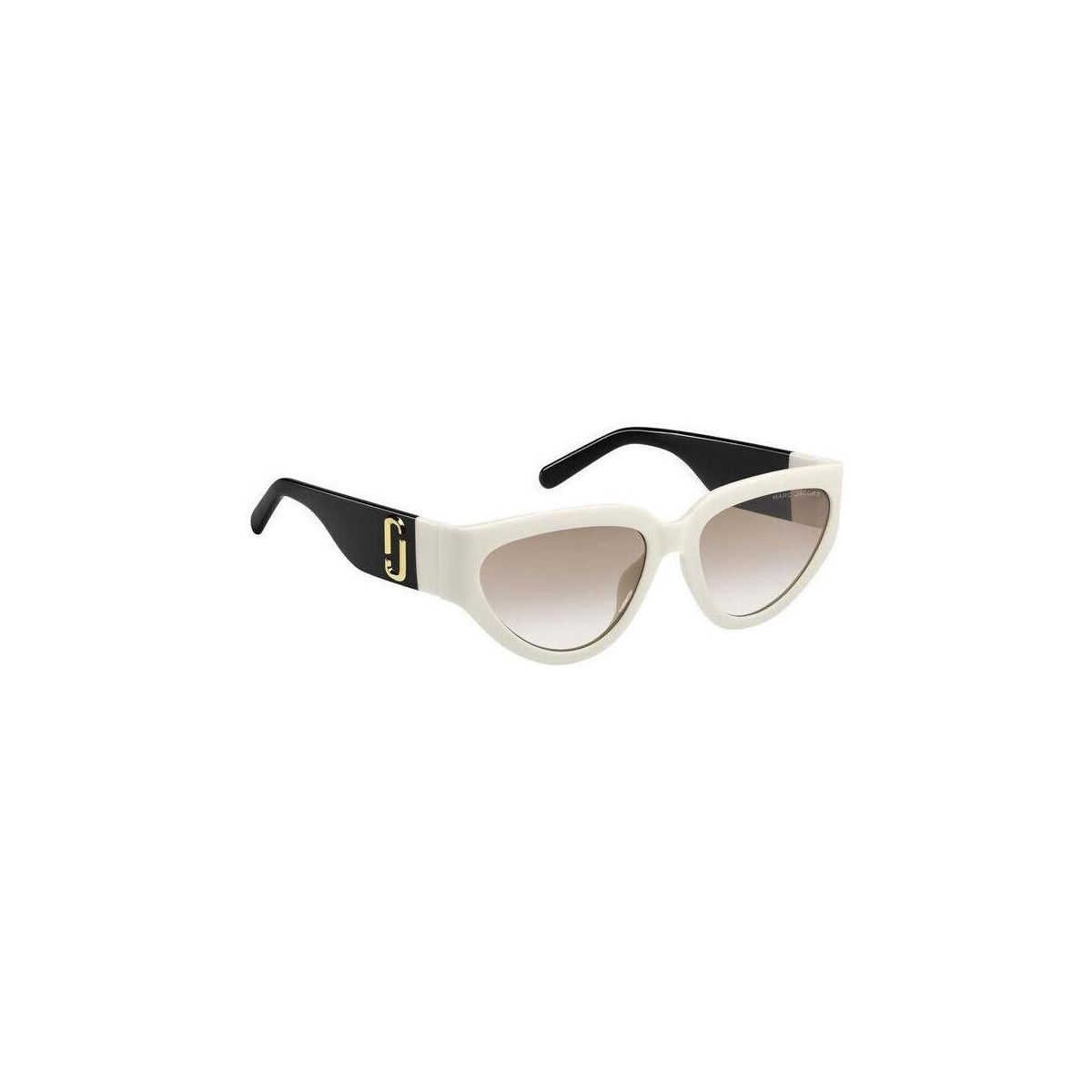 Orologi & Gioielli Donna Occhiali da sole Marc Jacobs MARC 645/S Occhiali da sole, Bianco / Nero/Marrone, 57 mm Altri