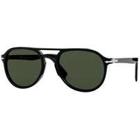 Orologi & Gioielli Occhiali da sole Persol PO3235S Occhiali da sole, Nero/Verde, 55 mm Nero