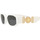 Orologi & Gioielli Occhiali da sole Versace VE4361 Occhiali da sole, Bianco/Grigio scuro, 53 mm Bianco