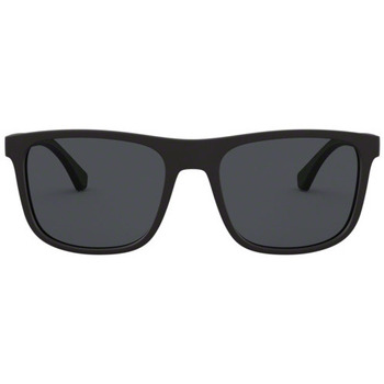 Orologi & Gioielli Uomo Occhiali da sole Emporio Armani EA4129 Occhiali da sole, Nero, 56 mm Nero
