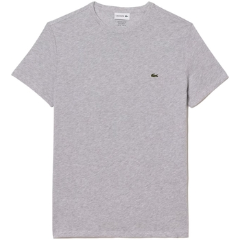 Abbigliamento Uomo T-shirt & Polo Lacoste Regular Fit T-Shirt - Gris Chine Grigio