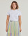 Abbigliamento Donna T-shirt maniche corte Karl Lagerfeld rhinestone logo t-shirt Bianco