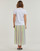 Abbigliamento Donna T-shirt maniche corte Karl Lagerfeld rhinestone logo t-shirt Bianco
