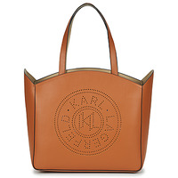 Borse Donna Tote bag / Borsa shopping Karl Lagerfeld K/CIRCLE LG TOTE PERFORATED Cognac