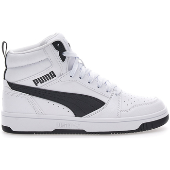 Scarpe Bambino Sneakers Puma REBOUND V6 MID JR Bianco