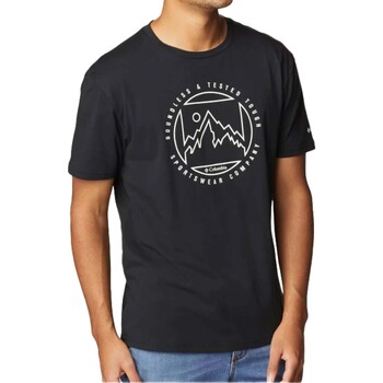 Abbigliamento Uomo T-shirt & Polo Columbia M Rapid Ridge™ Graphic Tee Nero
