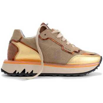 Scarpe Donna Sneakers B.l.a.h. GISELE CARAMEL GOLD BROWN Marrone