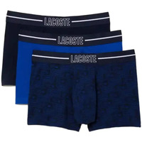 Biancheria Intima Uomo Boxer Lacoste pack x3 authentique Blu