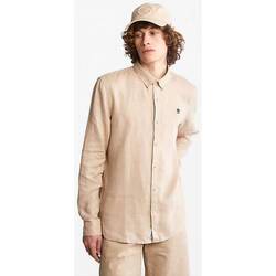 Abbigliamento Uomo Camicie maniche lunghe Timberland CAMICIA UOMO A2DC3 Beige