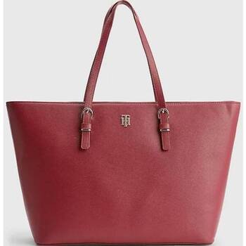 Borse Donna Borse Tommy Hilfiger TOMMY HILFIGER SHOPPING BAG DONNA AW0AW13152 Bordeaux