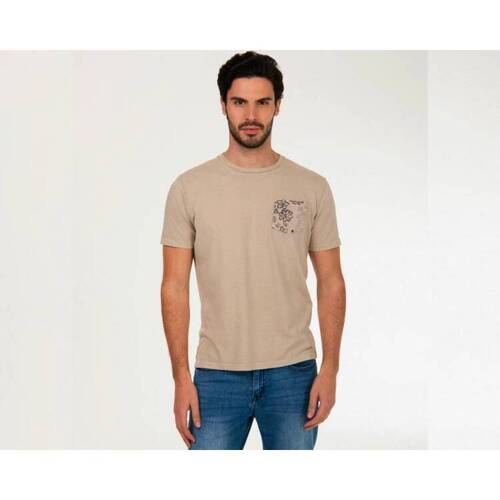 Abbigliamento Uomo T-shirt maniche corte Mark Up MARKUP T-SHIRT UOMO MK491057 Beige