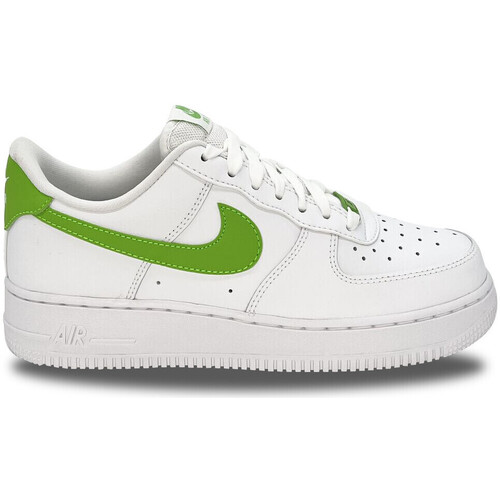 Scarpe Donna Sneakers basse Nike Air Force 1 '07 Low White Action Green Bianco