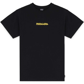 Abbigliamento Uomo T-shirt & Polo Propaganda T-Shirt Ribs Demoni Nero