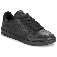 Scarpe Uomo Sneakers basse Fred Perry B440 TEXTURED Leather Nero
