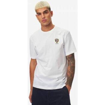 Abbigliamento Uomo T-shirt maniche corte Blauer T-SHIRT UOMO 23SBLUH02097 Bianco