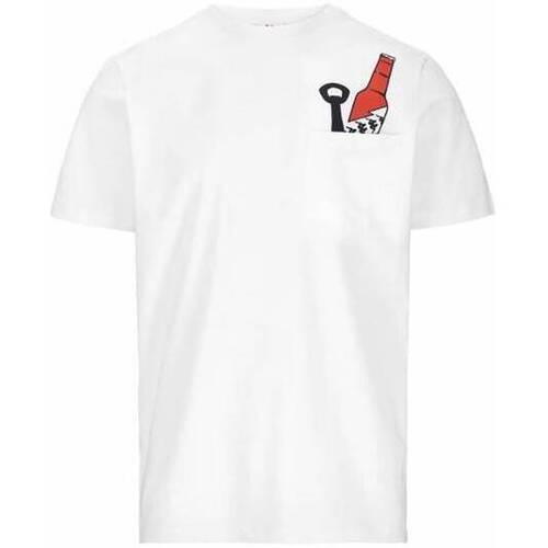 Abbigliamento Uomo T-shirt maniche corte Kappa T-SHIRT UNISEX 381J18W Bianco