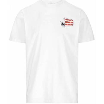 Abbigliamento Uomo T-shirt maniche corte Kappa T-SHIRT UNISEX 381J19W Bianco