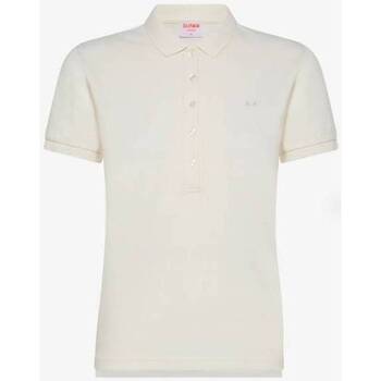 Abbigliamento Donna T-shirt maniche corte Sun68 POLO DONNA A32201 Bianco