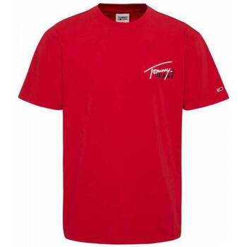 Abbigliamento Uomo T-shirt maniche corte Tommy Hilfiger TOMMY HILFIGER T-SHIRT UOMO DM0DM16236 Rosso