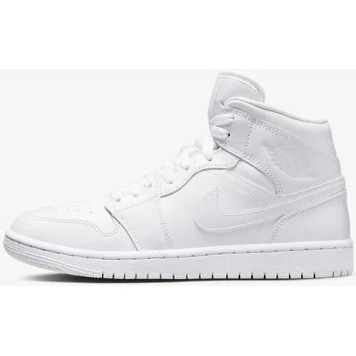 Scarpe Donna Sneakers Nike AIR JORDAN 1 MID WMNS DV0991-111 Bianco