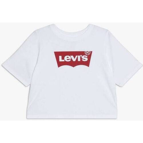 Abbigliamento Bambina T-shirt maniche corte Levi's T-SHIRT BAMBINA E0220 Bianco