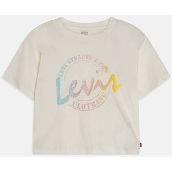 Abbigliamento Bambina T-shirt maniche corte Levi's T-SHIRT BAMBINA EH190 Bianco
