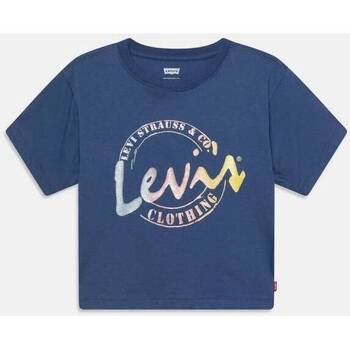 Abbigliamento Bambina T-shirt maniche corte Levi's T-SHIRT BAMBINA EH190 Blu