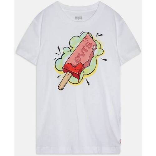 Abbigliamento Bambino T-shirt maniche corte Levi's T-SHIRT BAMBINO EH896 Bianco