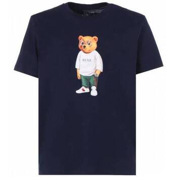 Abbigliamento Uomo T-shirt maniche corte Baron Filou ORGANIC T-SHIRT FILOU 2 FIL2-TS Blu