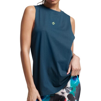 Abbigliamento Donna Top / T-shirt senza maniche Superdry WS311487A Blu